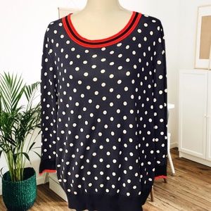 J CREW Polka Dot Sweater
